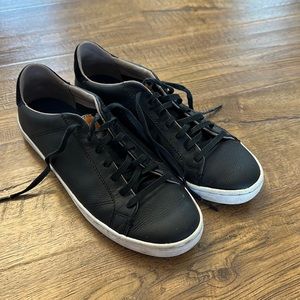 Cole Haan Margo Leather Sneakers Women’s Size 8 Black Casual Lace Up Shoes